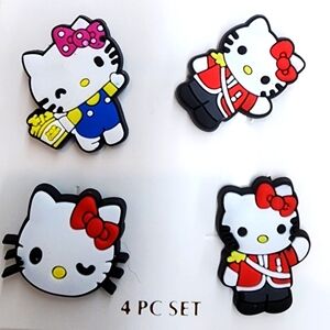 Croc Charm Shoot Decoration Lot of 4 Hello Kitty 4pcs NEW